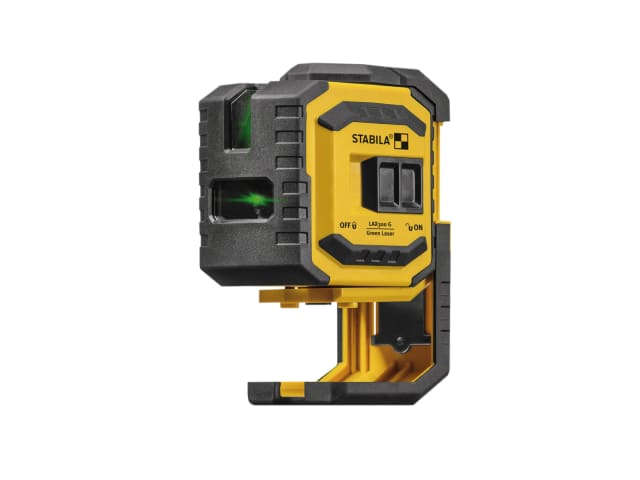 Stabila LAX 300 G Cross Line Laser Level with Greenbeam Technology 15h Battery