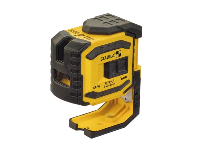 Stabila LAX 300 G Cross Line Laser Level with Greenbeam Technology 15h Battery