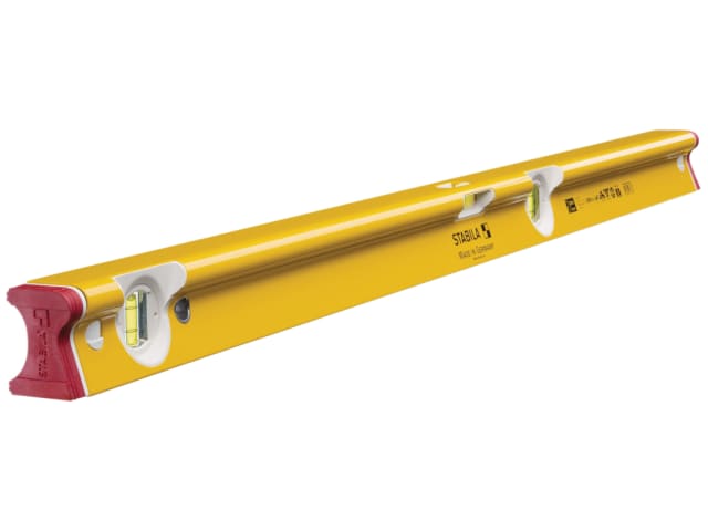 Stabila R-Type Spirit Level 100cm 3 Vial Aluminium Shock-Resistant End Caps