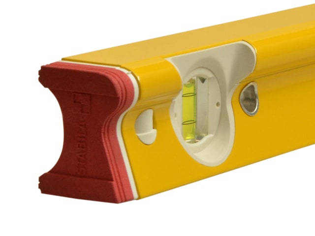 Stabila R-Type Spirit Level 100cm 3 Vial Aluminium Shock-Resistant End Caps