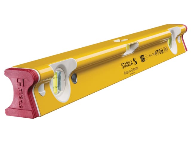 Stabila R-Type Spirit Level 61cm 3 Vial Aluminium Robust Accurate Measuring Tool