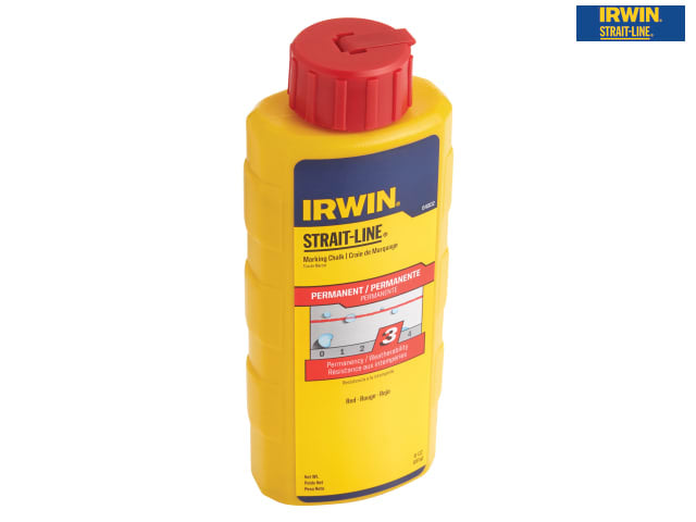 IRWIN Strait-Line Chalk Refill Red 227g for Chalk Line Reels Outdoor Use