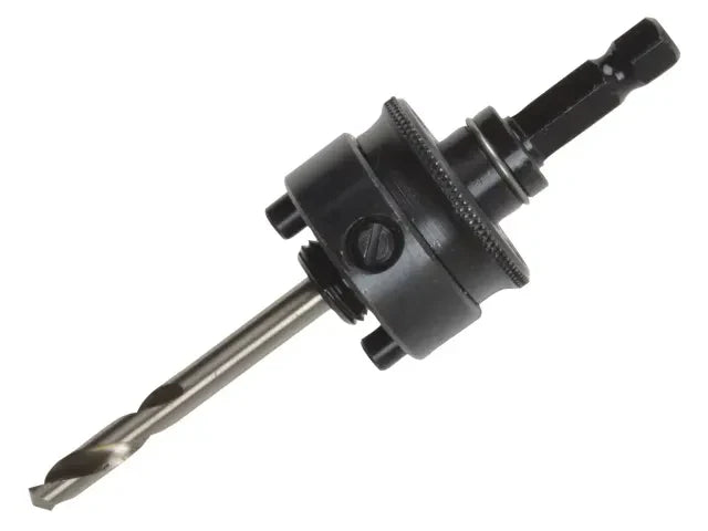Starrett A10 Arbor for 32-210mm Holesaws with Quick Hitch and Pilot Drill