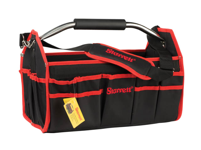 Starrett Large Tool Bag with 21 Pockets, Removable Shoulder Strap, Durable