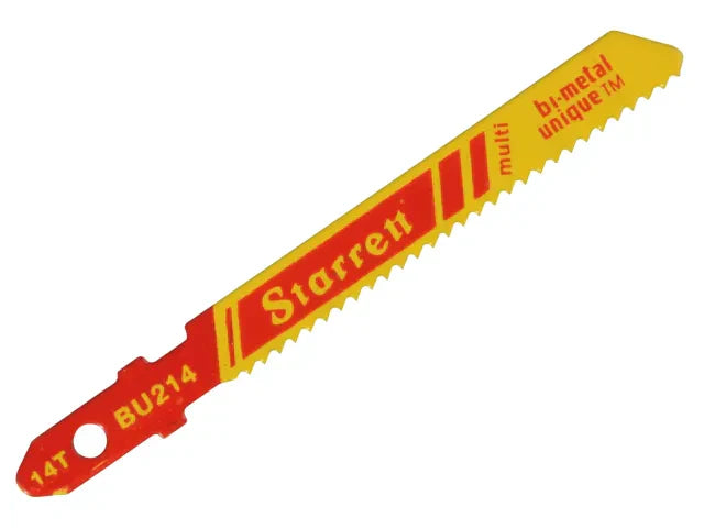 Starrett BU214-5 Multi Purpose Jig Saw Blades Pack of 5 for Wood Metal Plastic