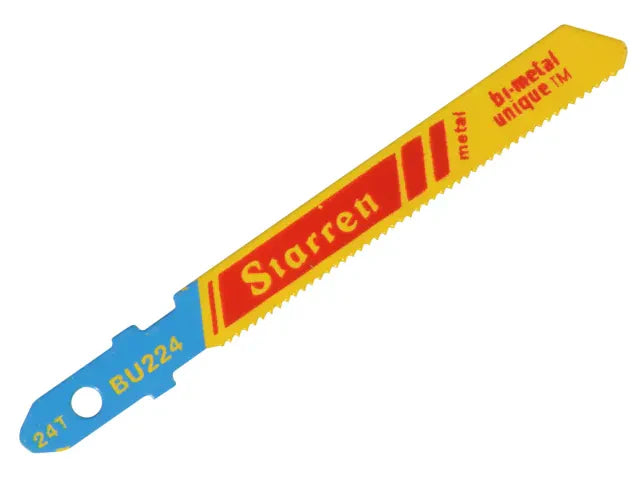 Starrett BU224-5 Metal Cutting Jigsaw Blades Pack of 5, 24 TPI, Durable Design