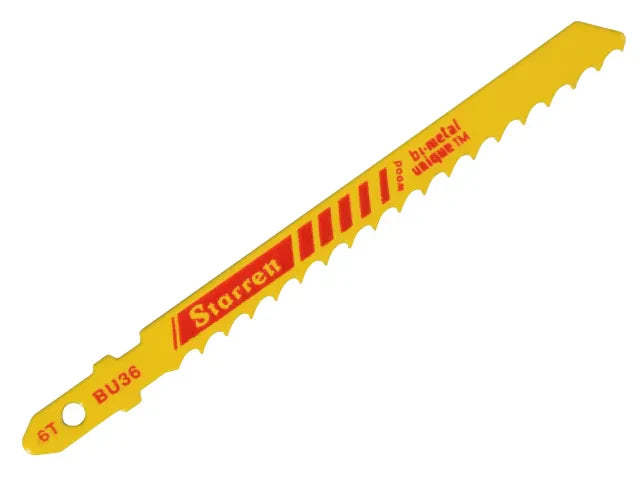 Starrett BU36-5 Wood Cutting Jigsaw Blades Pack of 5 Durable Bi-Metal TPI 6