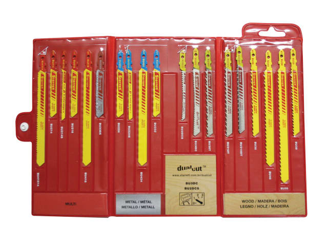 Starrett BU4 Jigsaw Blade Assortment Pack 19 Pieces Universal Shank