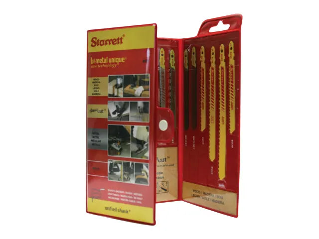 Starrett BU4 Jigsaw Blade Assortment Pack 19 Pieces Universal Shank