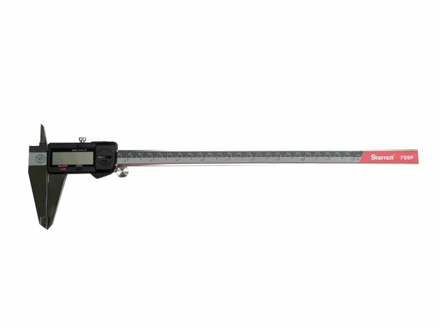 Starrett 300mm Fractional Display Caliper with LCD, Stainless Steel, USB Output