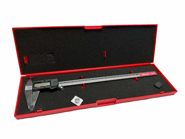 Starrett 300mm Fractional Display Caliper with LCD, Stainless Steel, USB Output