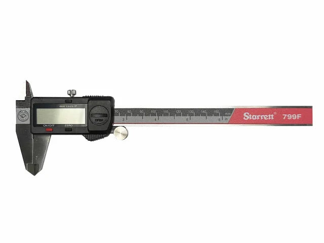 Starrett 150mm Fractional Display Caliper Stainless Steel LCD Fine Adjustment