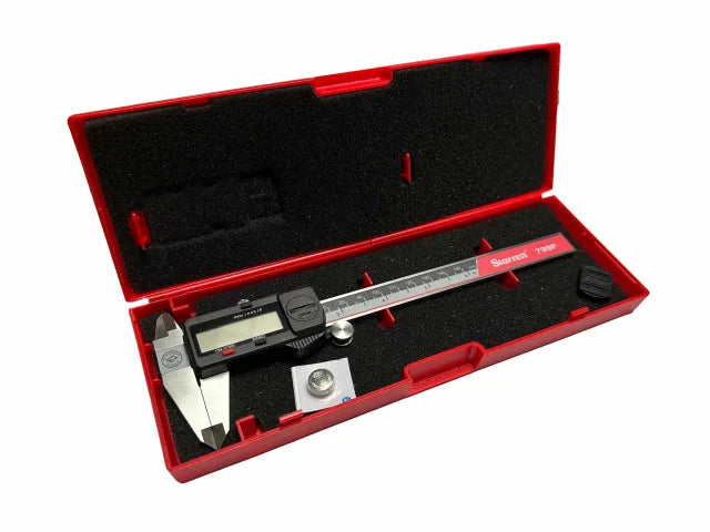Starrett 150mm Fractional Display Caliper Stainless Steel LCD Fine Adjustment