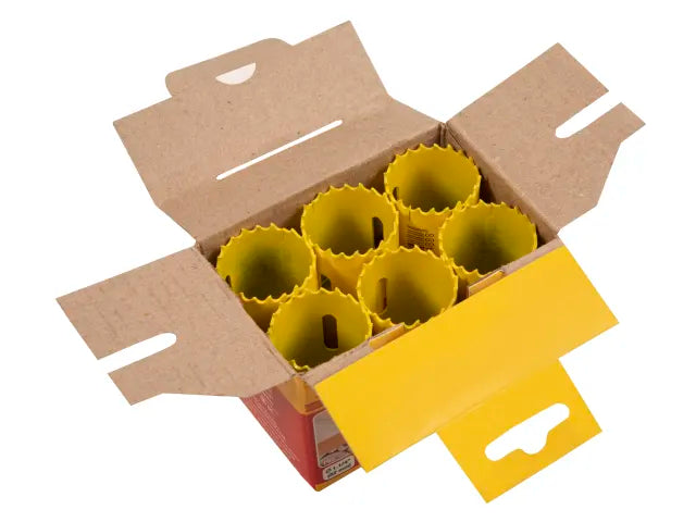 Starrett FCH0100-6 Fast Cut Bi-Metal Holesaw 25mm Pack of 6 for Steel Cutting