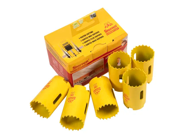Starrett FCH0114 Fast Cut Bi-Metal Holesaw 32mm Pack of 6 for Steel Cutting