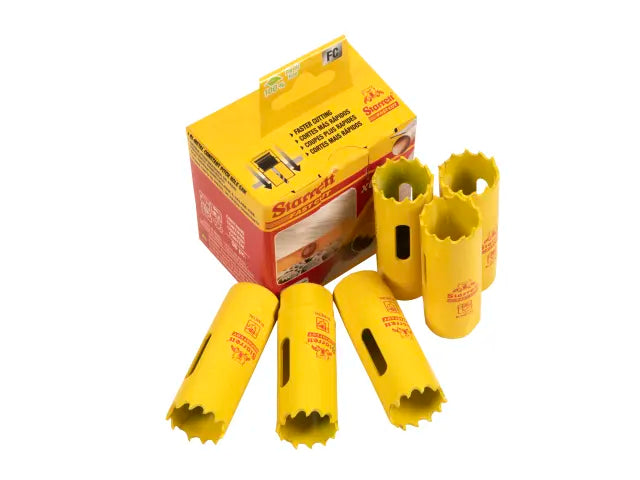 Starrett FCH2532 20mm Fast Cut Bi-Metal Holesaw Bulk Pack of 6 for Steel