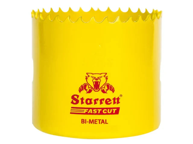 Starrett FCH0238 60mm Fast Cut Bi-Metal Holesaw for Steel and Tubes