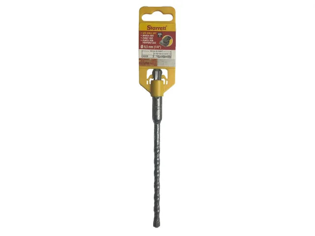 Starrett SDS Plus 2 Point Drill Bit 6.5mm x 160mm High Performance Carbide