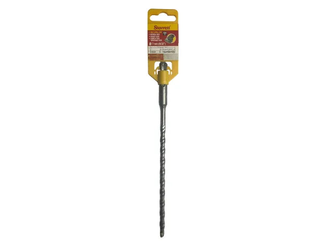 Starrett SDS Plus 2 Point Drill Bit 7mm x 210mm High Performance Carbide