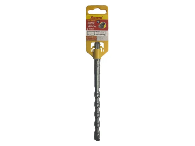 Starrett SDS Plus 2 Point Drill Bit 10mm x 160mm High Performance Carbide
