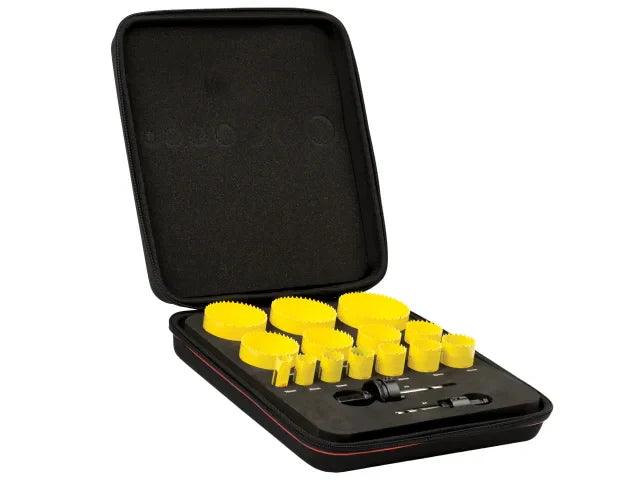 Starrett KFC14021 16 Piece Fast Cut Bi-Metal Universal Holesaw Kit with Case