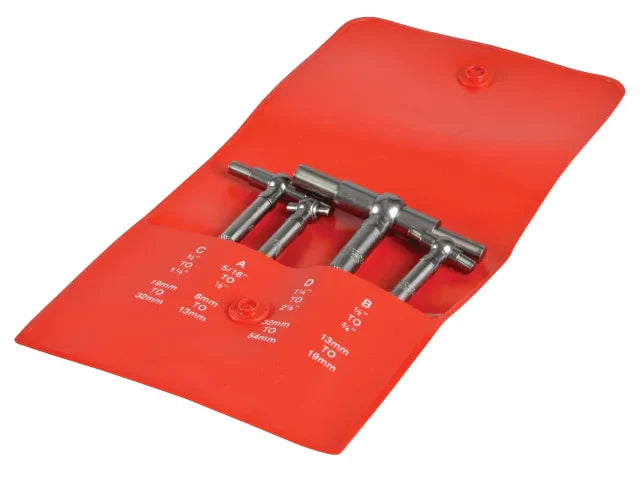 Starrett S579GZ 4 Piece Telescopic Gauge Set 8-54mm Self-Centering Plungers
