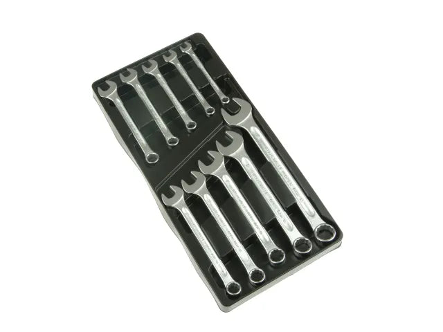Stahlwille 10 Piece Combination Spanner Set Metric Chrome Alloy Steel