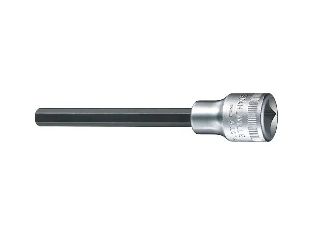 Stahlwille INHEX 1/2in Drive Extra Long Socket 6mm Chrome Plated Germany