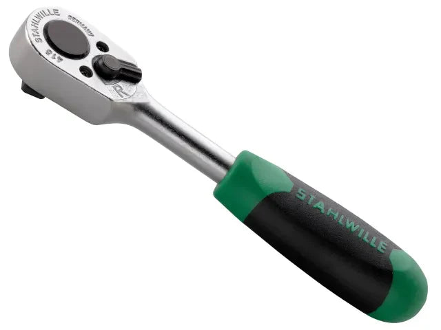 Stahlwille 415-2k Reversible Ratchet 1/4in Drive 22 Teeth Ergonomic Handle