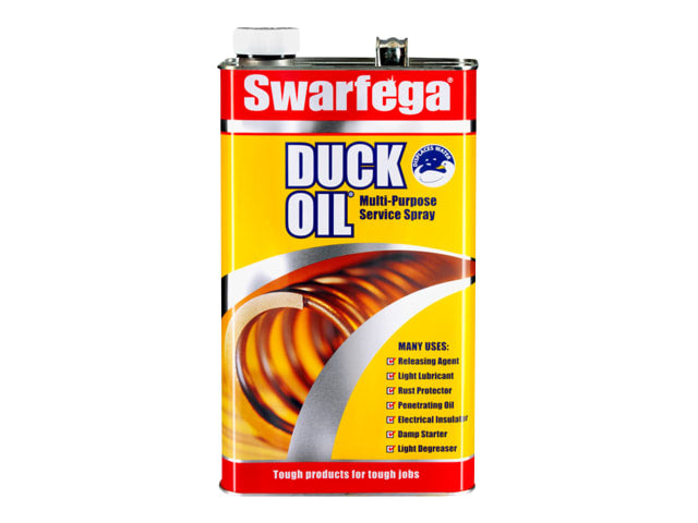 Swarfega Duck Oil 5 Litre Multi-Purpose Service Spray Silicone-Free Lubricant