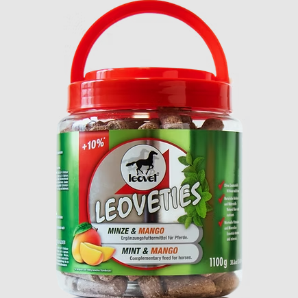 Leovet Leoveties Mint & Mango Treats Dog For Dogs Natural Fibre Vitamins