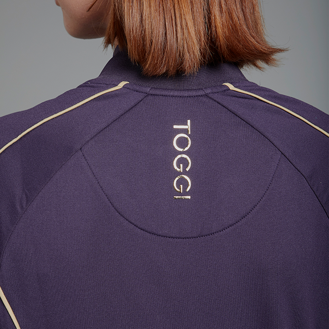 Toggi Shaw Winter Base Layer Long Sleeve Top with Zip Neck and Piping
