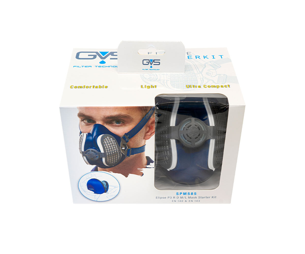GVS Elipse P3 R D M/L Mask Starter Kit with Filters and Carry Case UK