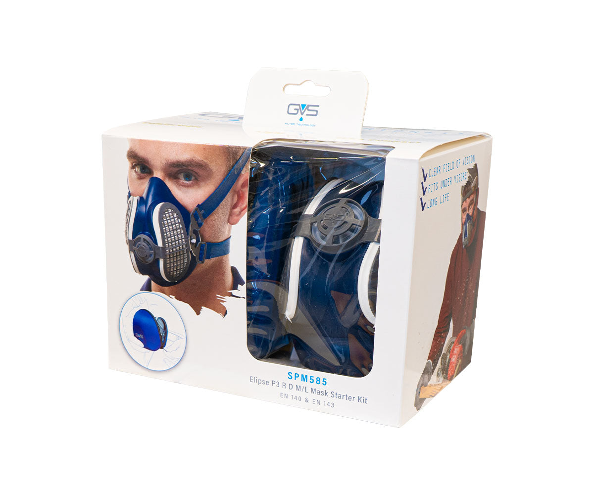GVS Elipse P3 R D M/L Mask Starter Kit with Filters and Carry Case UK