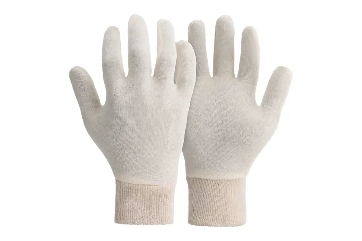 Predator Cotton Stockinette Gloves with Knitted Wrist for Comfort and Warmth