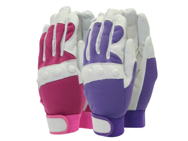 Town & Country Comfort Fit Ladies' Gloves Soft Leather Suede Random Colour