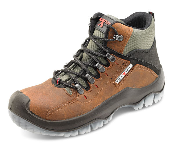 Beeswift Traxion Boot S3 SRC Water Resistant Composite Toe Black Action Mesh