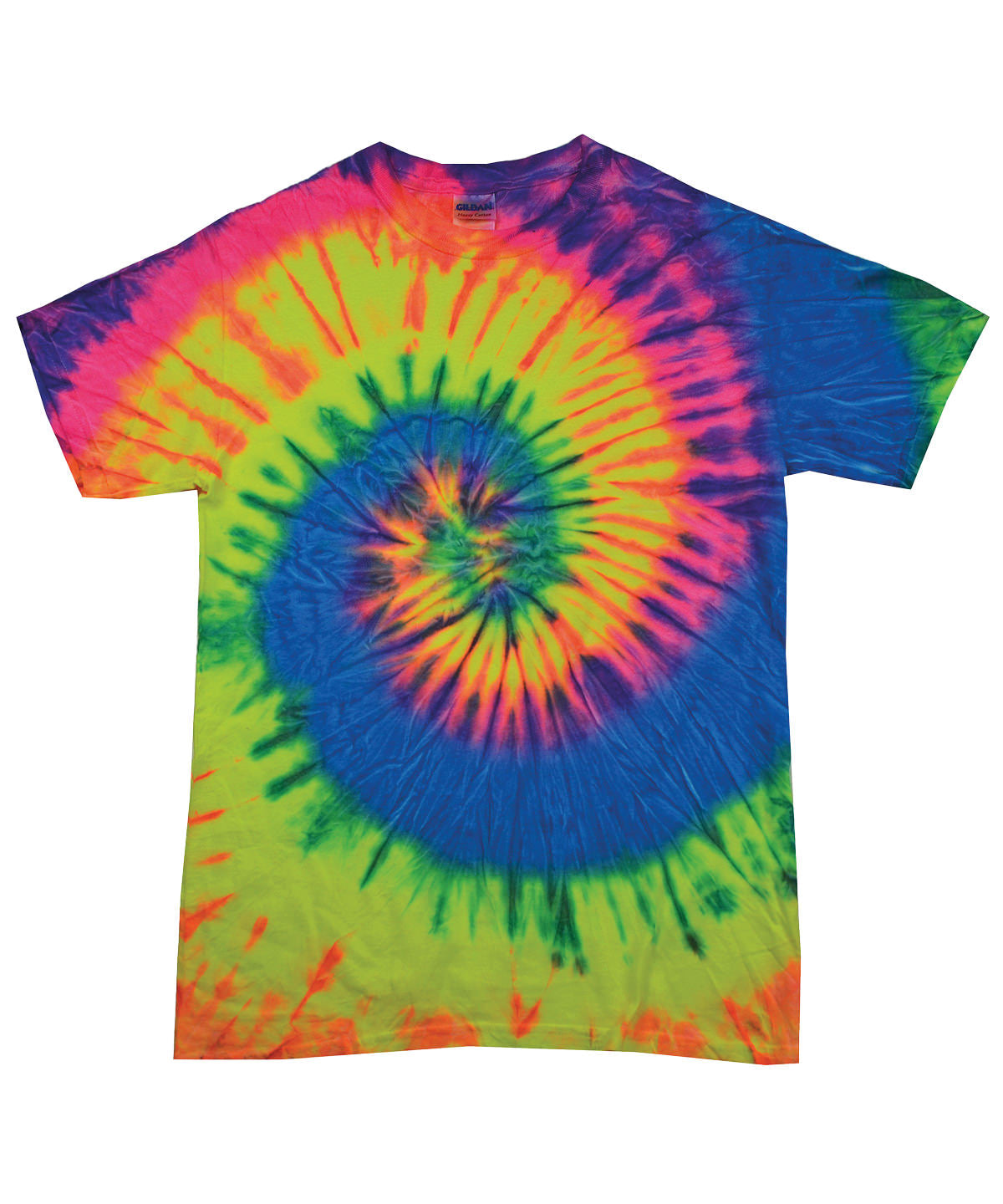 Colortone Kids Tie-Dye T-Shirt Rainbow Design 100% Cotton Sizes XS-L