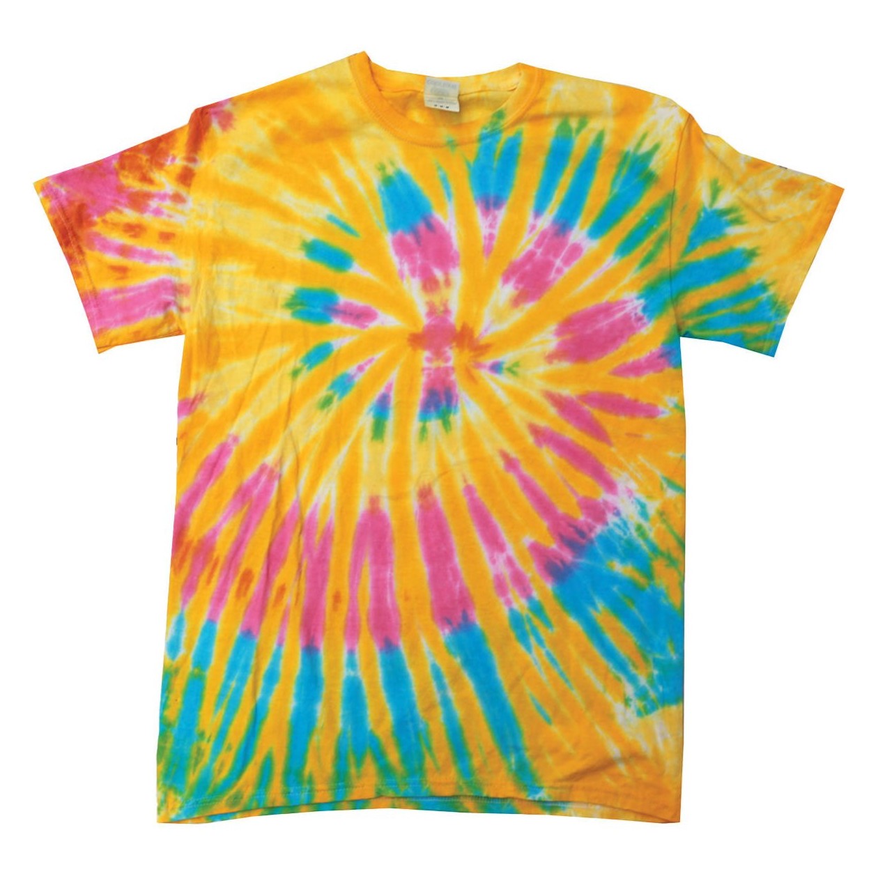Colortone Aurora Tie-Dye Shirt Heavyweight Cotton Unique Design S-2XL