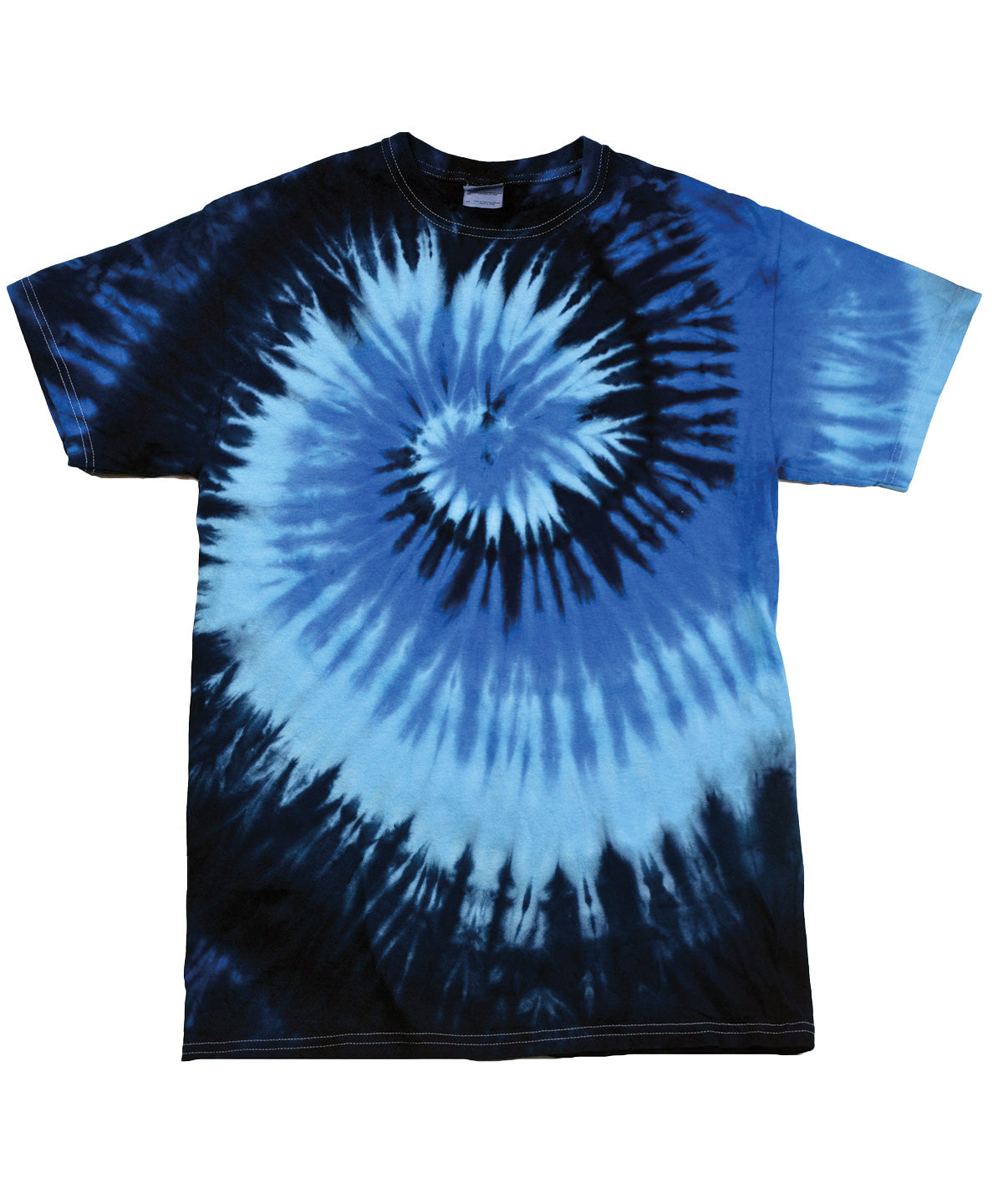 Colortone Blue Ocean Tie-Dye Shirt Heavyweight Cotton Unique Design S-2XL