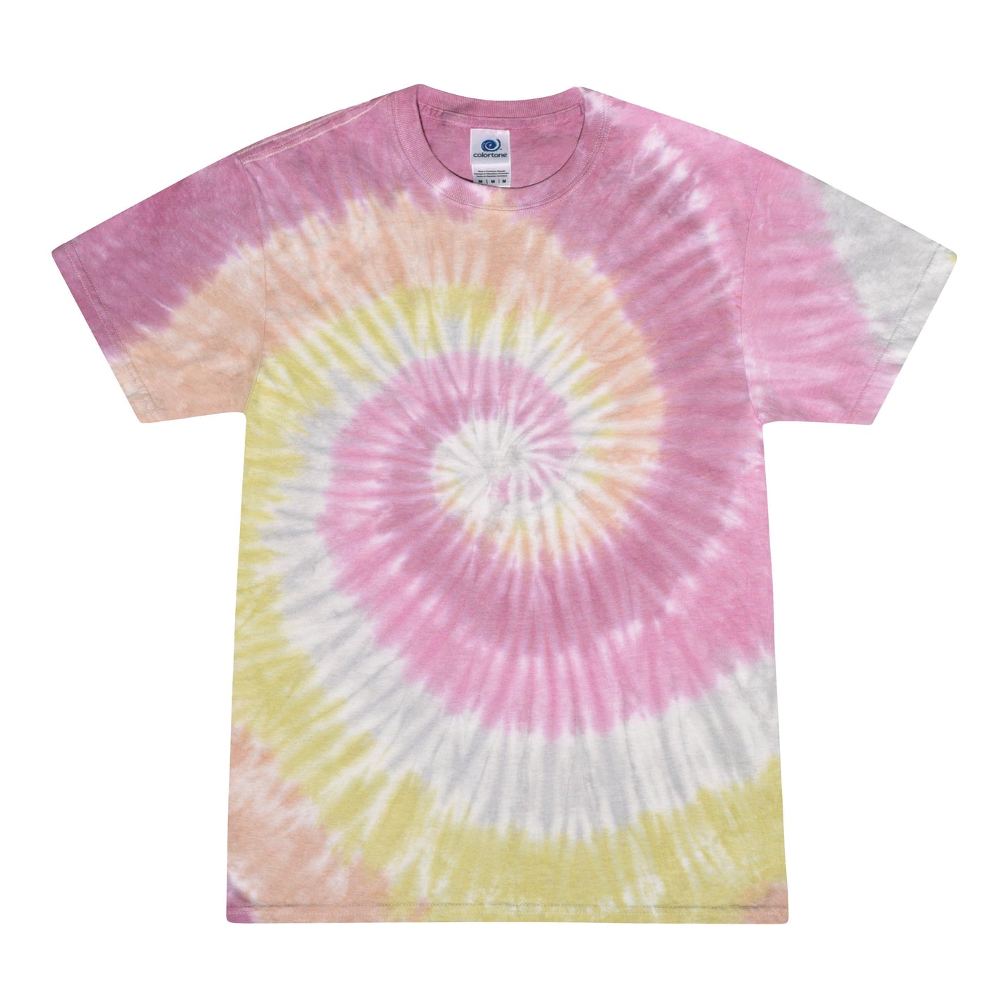 Colortone Tie-Dye Shirt Desert Rose Heavyweight Cotton Unique Design S-2XL