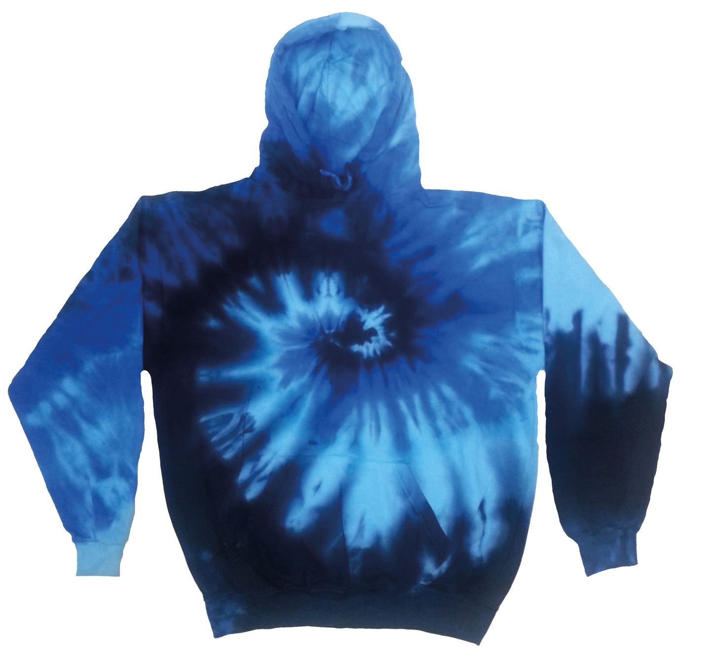 Colortone Rainbow Tie-Dye Hoodie Regular Fit Hand-Dyed Cotton Blend S-2XL