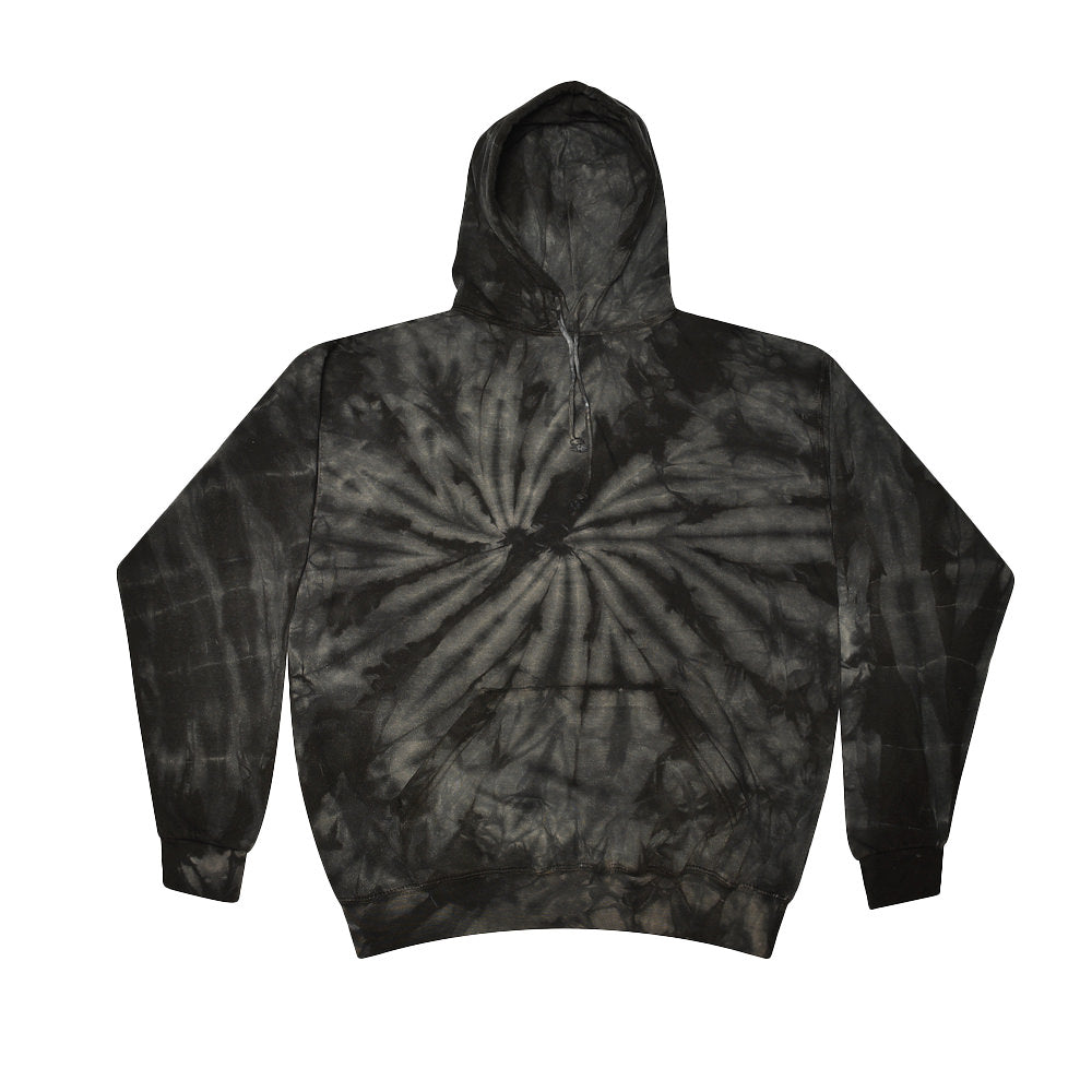 Colortone Rainbow Tie-Dye Hoodie Regular Fit Hand-Dyed Cotton Blend S-2XL