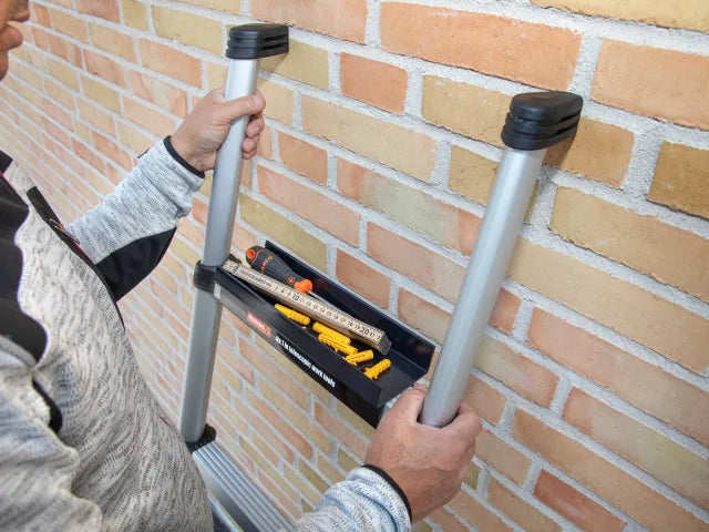 Telesteps Prime Combi Tool Tray for Ladder Storage Hands-Free Work Safety