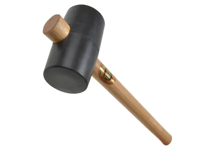 Thor 953 Black Rubber Mallet 64mm 550g One-Piece Design for DIY and Garden