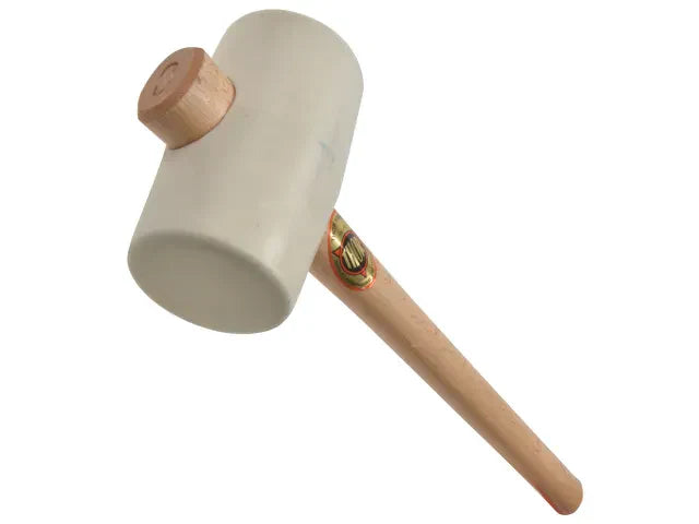 Thor 954W White Rubber Mallet 74mm 970g Ideal for DIY and Landscaping