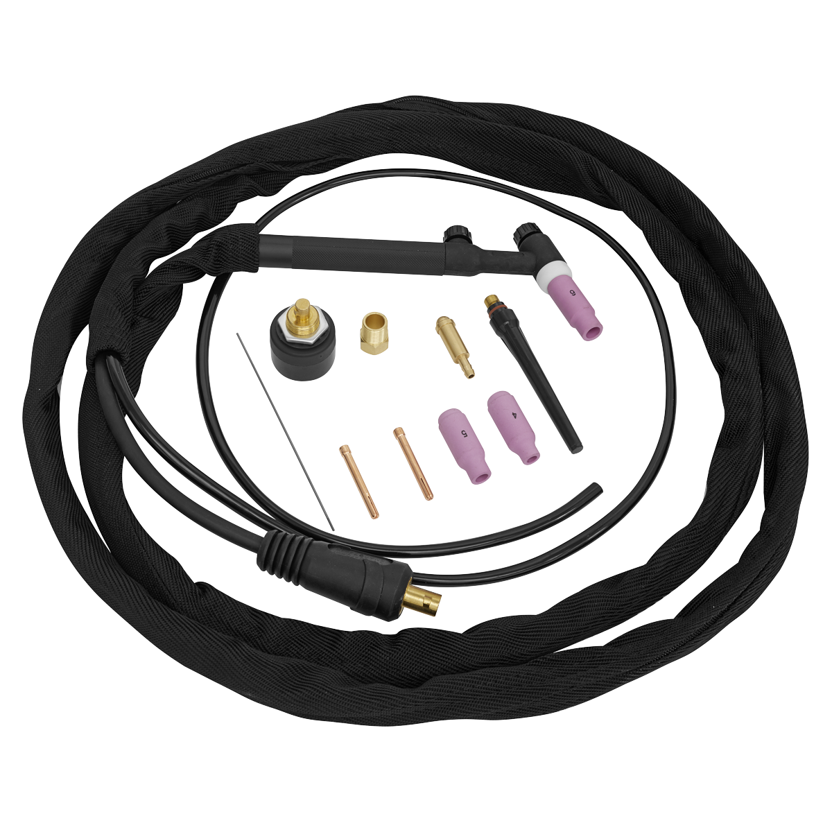 Sealey Inverter TIG Welding Torch 16mmÂ² for Dinse Connectors Compatible