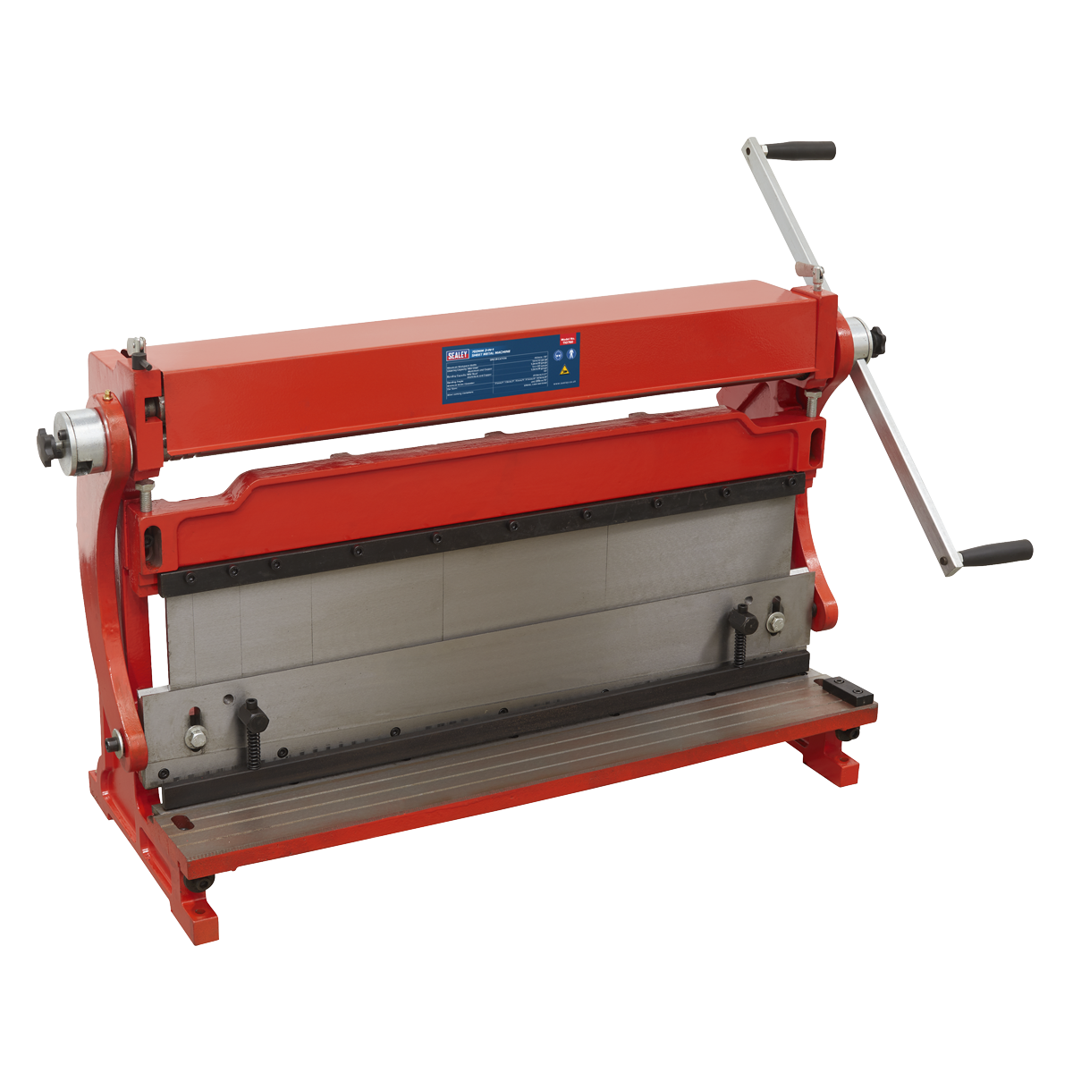 Sealey 3-in-1 Sheet Metal Machine 760mm Shear Bend Roll Mild Steel Aluminium