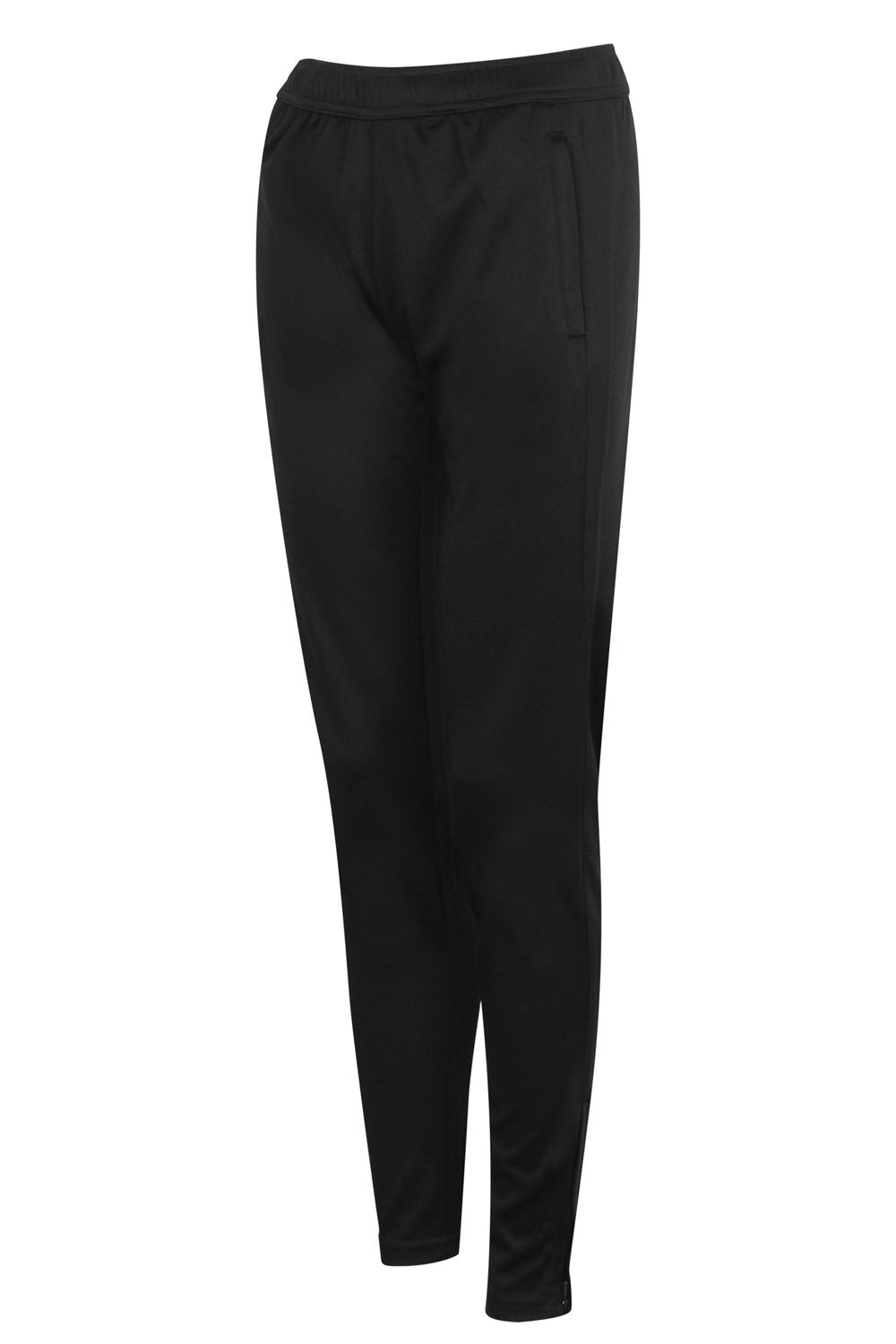 Tombo Women's Slim Leg Jogger Lightweight with Zipped Pockets and Ankle Zips