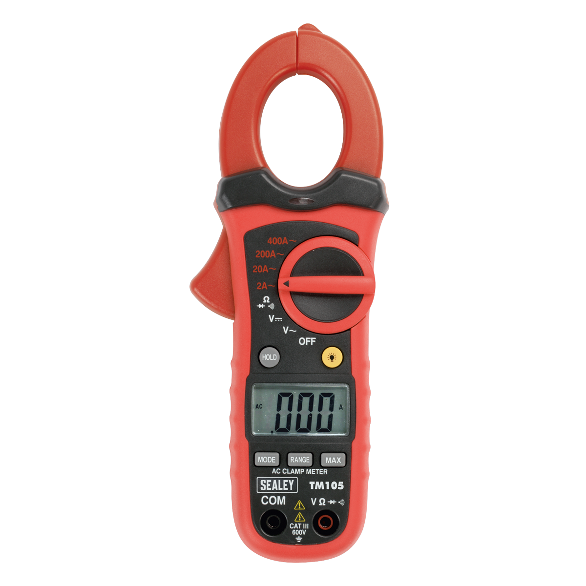 Sealey Professional Auto-Ranging Digital Clamp Meter NCVD 6-Function 30mm Clamp